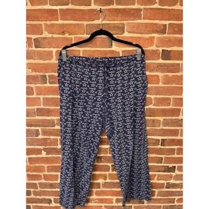 Dallas Cowboys Men's Sleep Pants NFL Blue Star Print L